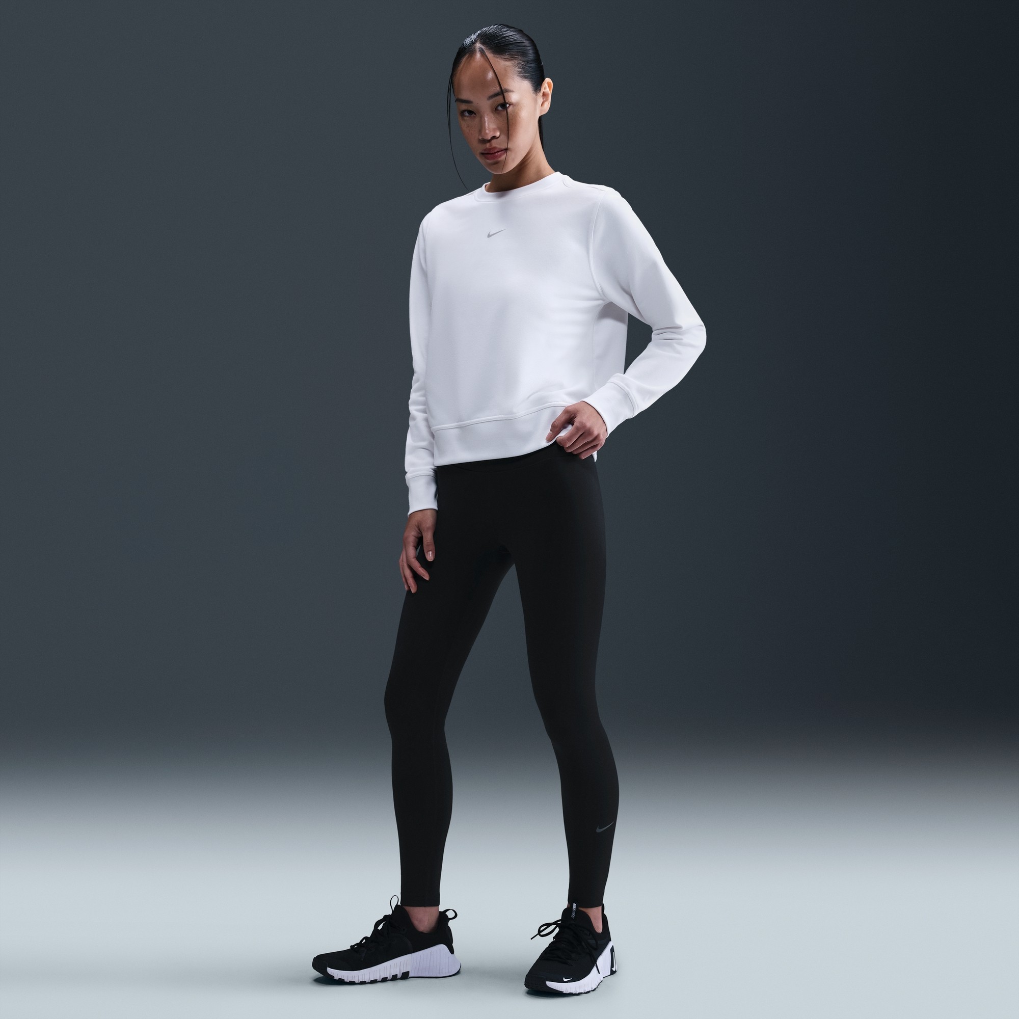 NIKE耐克女子25冬季ONE THERMA-FIT运动高腰紧身跑步长裤HV2299