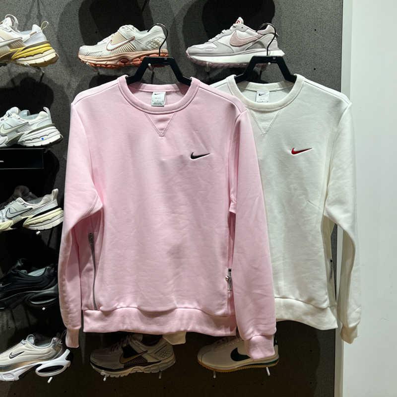 NIKE耐克男百搭篮球运动圆领卫衣