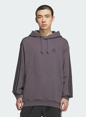 adidas阿迪达斯三叶草宽松舒适运动连帽套头卫衣男KD1860/KD1861