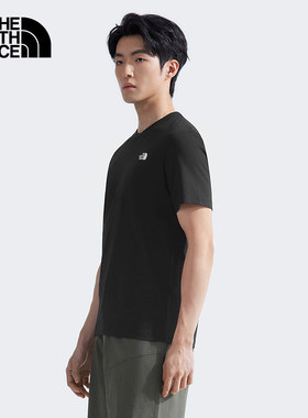 The North Face北面短袖男士户外速干透气舒适圆领运动T恤89QV