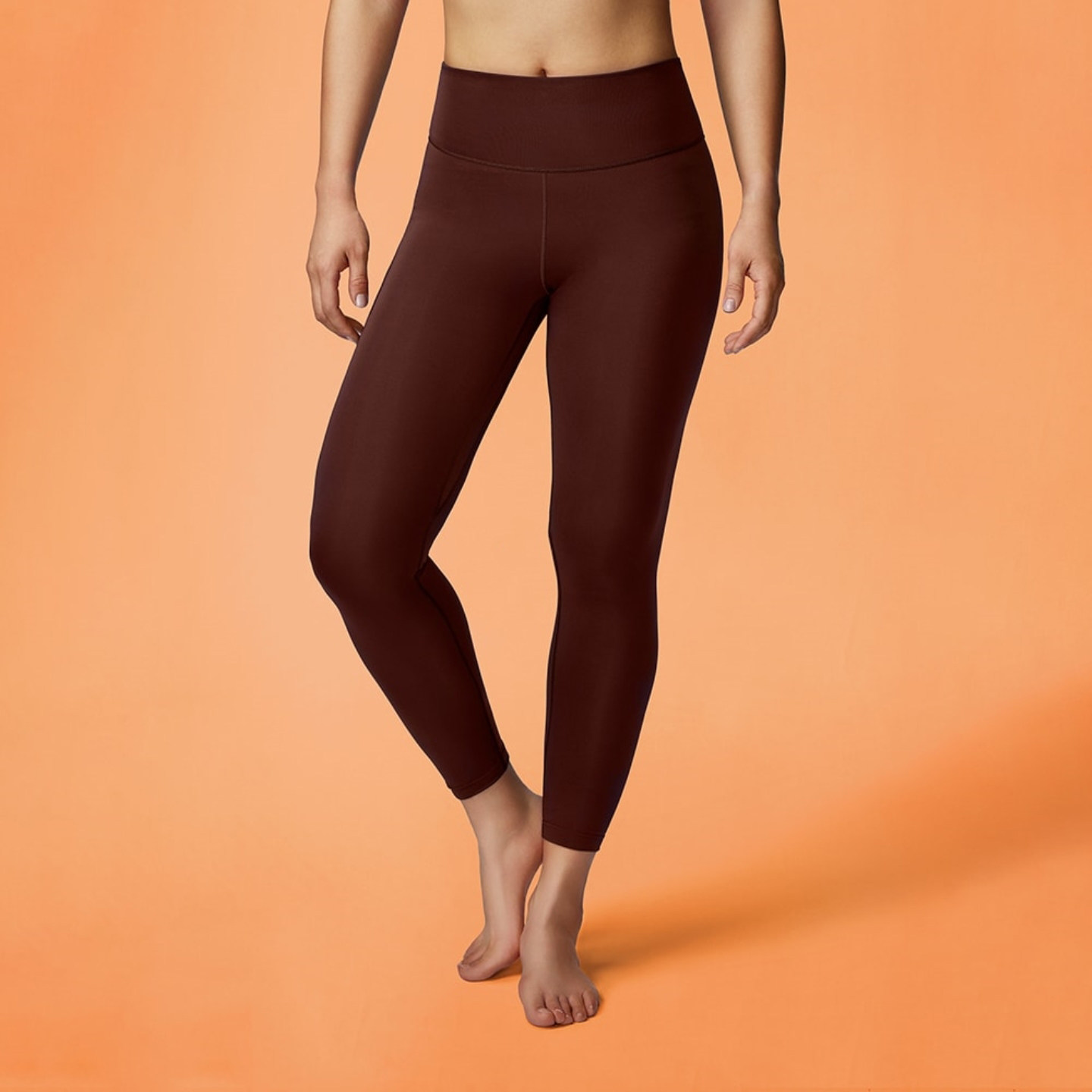 Adidas阿迪达斯ALL ME W 7/8女子保暖加绒瑜伽运动紧身长裤KA6064