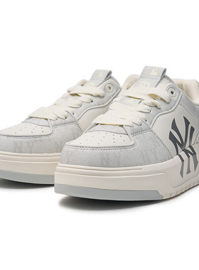 24新款MLB情侣板鞋男女鞋运动复古满标厚底老花学长鞋3ASXCLD4N