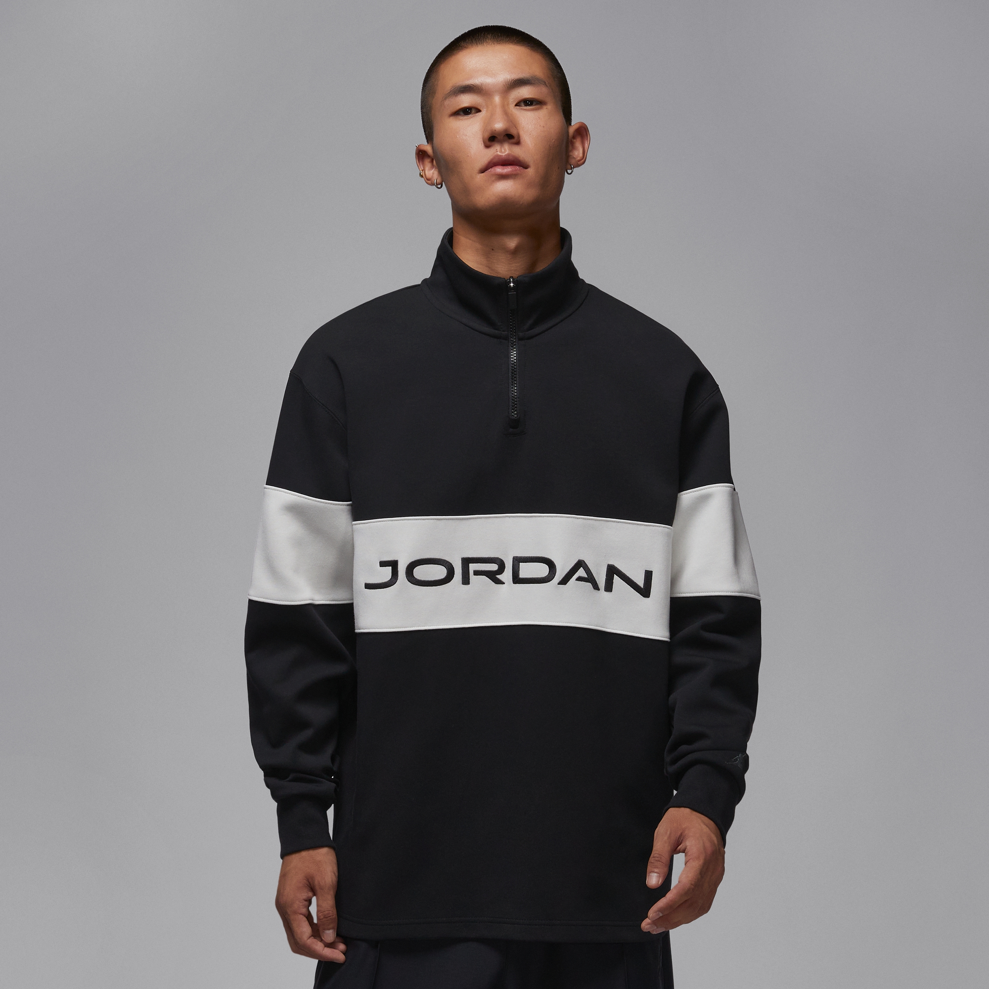 乔丹JORDAN高尔夫立领套头衫卫衣
