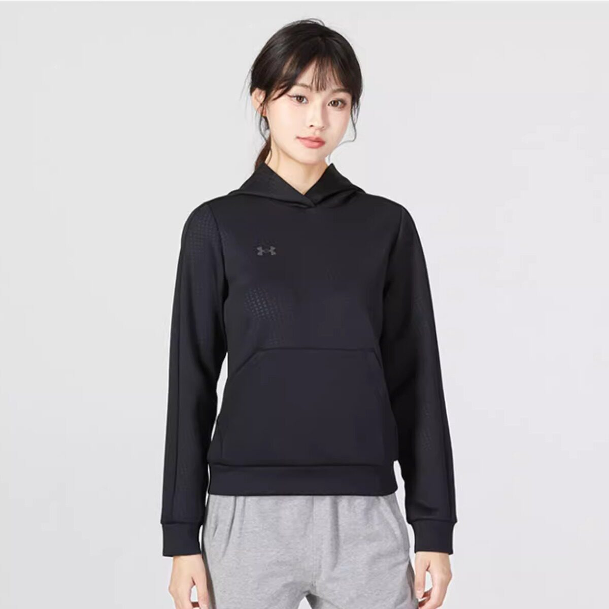 安德玛女子连帽卫衣套头衫