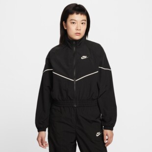 26春季新款NIKE耐克女子超宽松梭织夹克轻便运动塔夫绸外套IM8028