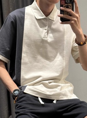 25秋季新款NIKE耐克男子纯棉高尔夫POLO衫开衩翻领短袖T恤HM5650