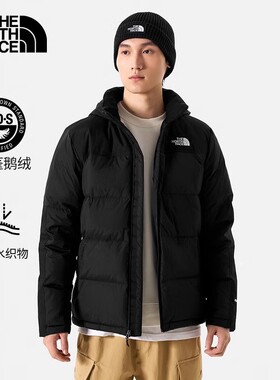 TheNorthFace北面羽绒服男士秋冬季户外防水连帽鹅绒保暖外套4U82