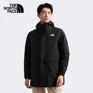 TheNorthFace北面户外男防水鹅绒内胆中长款三合一硬壳冲锋衣89Z2