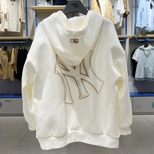 24新款 儿童时髦百搭男女童休闲柔软连帽卫衣7AHDB0444 MLB套头衫