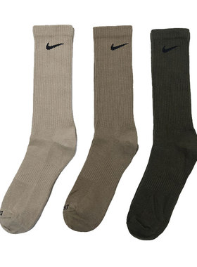 NIKE耐克男袜女袜25秋季新款袜子三双装高筒袜运动袜篮球袜SX6891