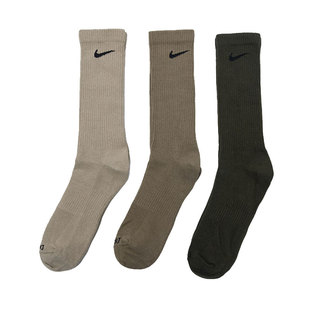 NIKE耐克男袜女袜25秋季新款袜子三双装高筒袜运动袜篮球袜SX6891