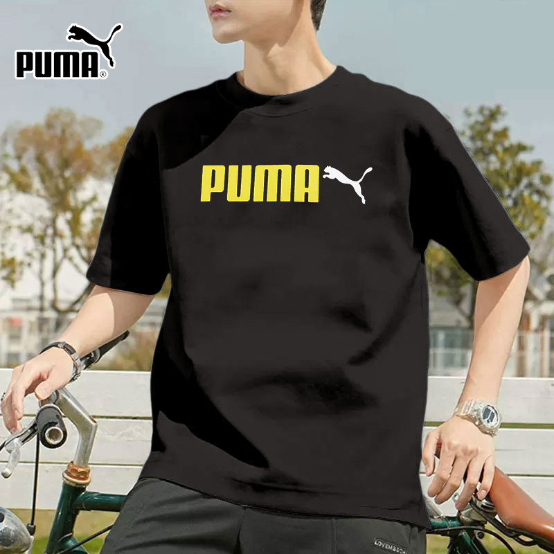 PUMA彪马短袖男装2025夏季新款运动服透气休闲圆领半袖T恤691341