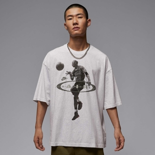 休闲透气印花短袖 新款 运动T恤IF1805 耐克Jordan男子25夏季 Nike