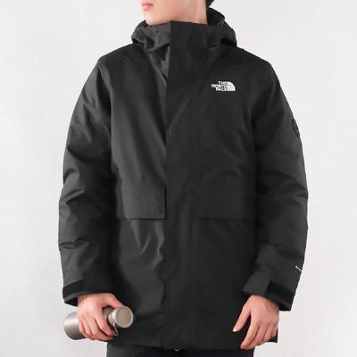 北面男子羽绒内胆三合一冲锋衣