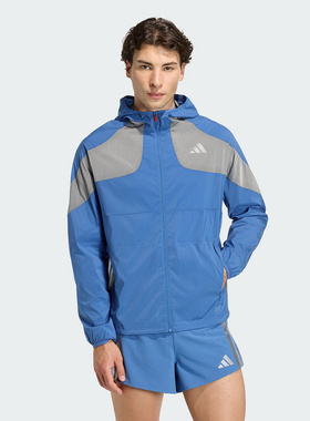 adidas阿迪达斯夹克新款箱根限定系列跑步运动男连帽外套 KB1492