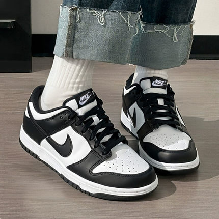 NIKE耐克25夏季新款儿童休闲板鞋黑白熊猫DUNK运动滑板鞋CW1588