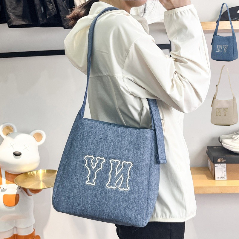 MLB大标可调节水桶包单肩拎包