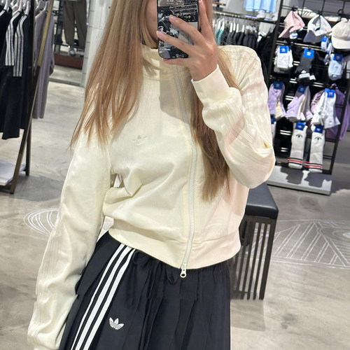 阿迪达斯三叶草女子运动夹克外套