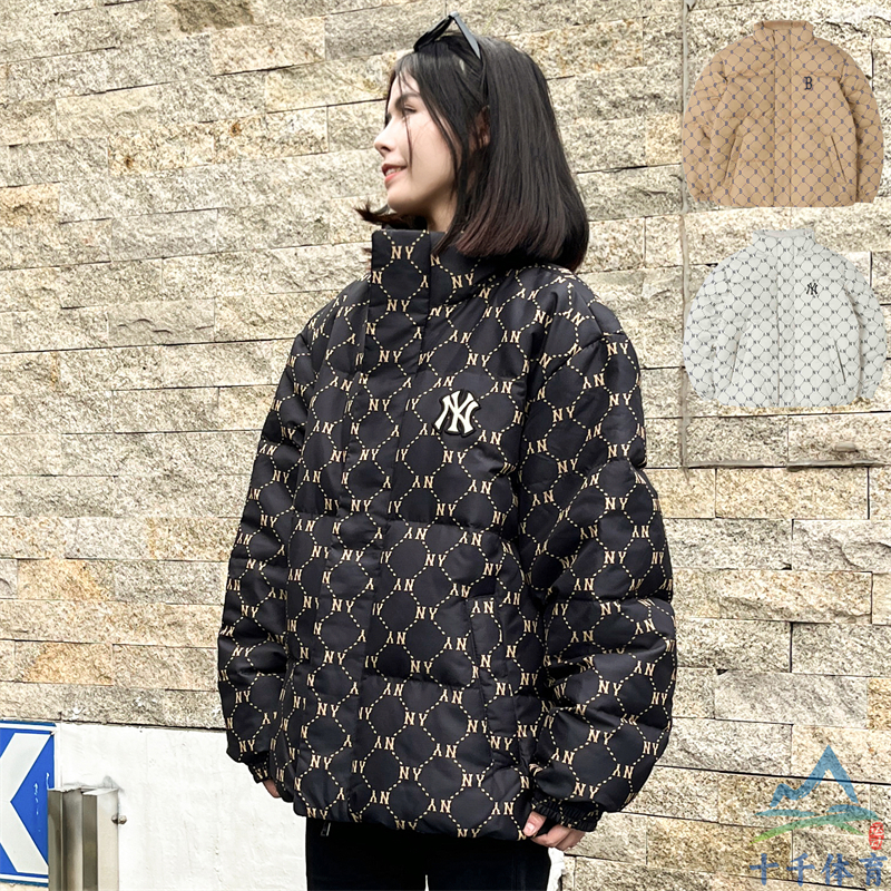 MLB男女NY复古老花鹅绒羽绒服