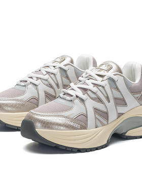 24新款MLB情侣老爹鞋男女NY网面厚底增高跑鞋休闲运动鞋3ARNPDL4N