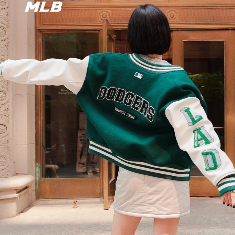 MLB男女学院风宽松休闲棒球服