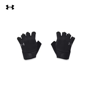 冬季新款UA安德玛手套运动骑行保暖健身训练撸铁半指手套1369826