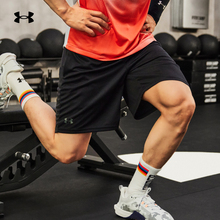安德玛UA春夏新款 Tech男子弹力休闲训练跑步运动透气短裤1328705