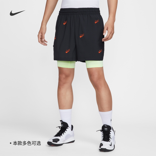 NIKE耐克男子速干二合一篮球短裤