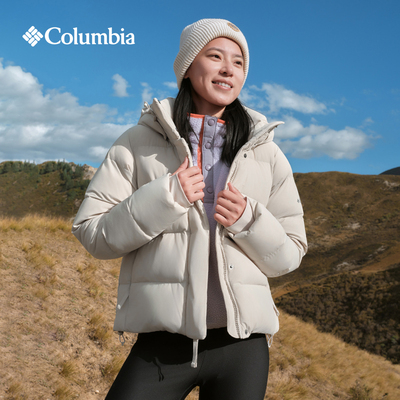 哥伦比亚拒水650蓬保暖羽绒服女