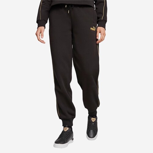 彪马长裤女子针织运动休闲束脚裤
