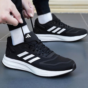KJ4020 10轻便透气缓震训练运动鞋 Adidas阿迪达斯跑步鞋 男DURAMO