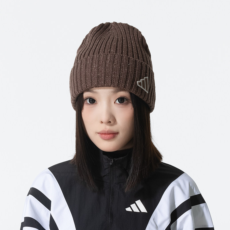 阿迪达斯男女毛线帽保暖针织帽