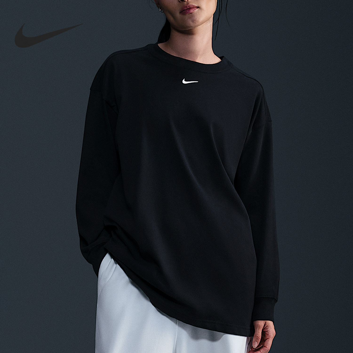 NIKE耐克女子运动休闲长袖T恤