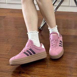 KJ6853 阿迪达斯VL KJ6852 BOLD女子厚底耐磨板鞋 KJ6854 COURT