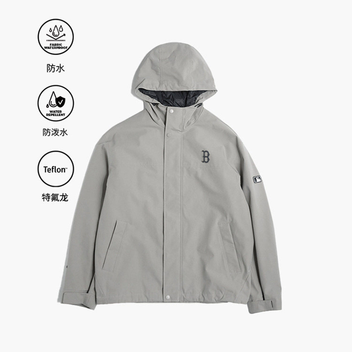 MLB冲锋衣男女26新款NY防水防污三防休闲运动夹克外套3AWJB0161,运动服/休闲服装,运动茄克/外套,淘宝优惠券,粉丝福利购,淘宝优惠卷