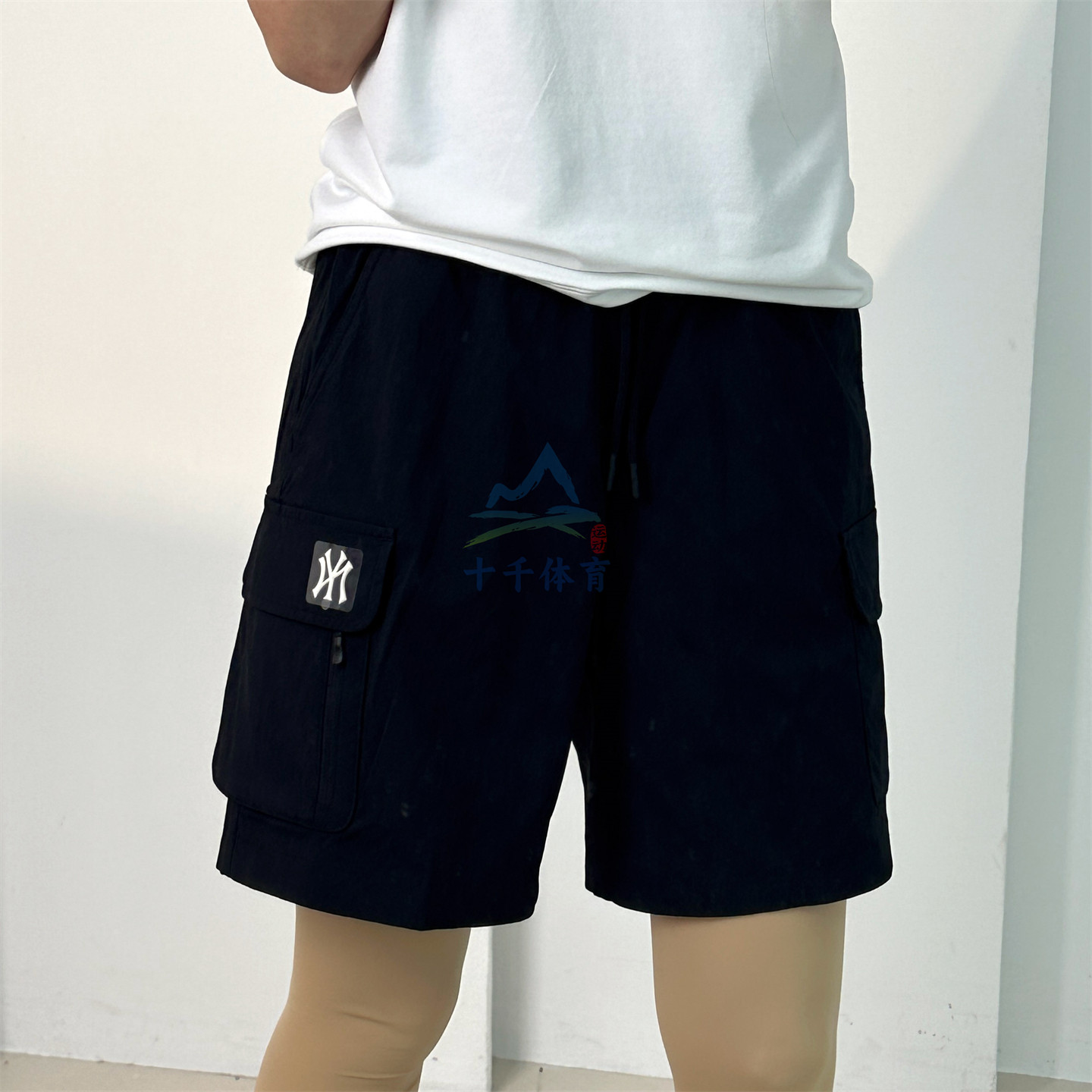 26新款MLB情侣短裤男女NY凉感工装防泼水梭织休闲运动裤3ASMB0763