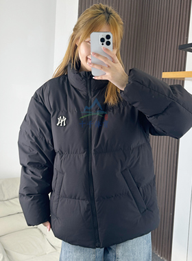25冬季新款MLB羽绒服男女NY防泼水重磅运动保暖棉羽外套3ADJB2056