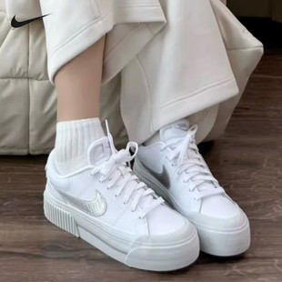 抓地厚底鞋 Nike耐克经典 HQ2307 25新款 Legacy女子运动鞋 款 Court