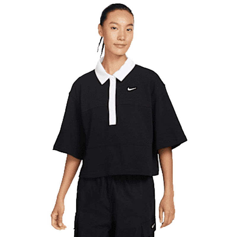 25新款nike耐克女子POLO衫NSW STREET运动休闲翻领短袖T恤IB2154