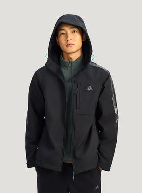 Adidas阿迪达斯徒步加绒软壳夹克男子外套KR2496/KR2497/KR2498