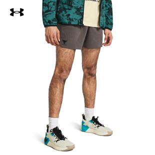 UA安德玛男子Project 1383214 Rock强森健身训练运动休闲透气短裤