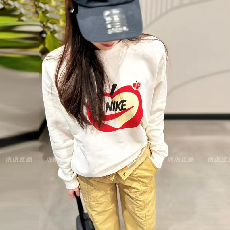 Nike耐克女子运动圆领卫衣套头衫