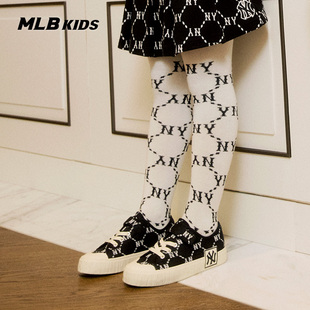 MLB儿童官方男女童甜酷潮流老花连裤 袜柔软舒适袜子秋冬7ASOM062N