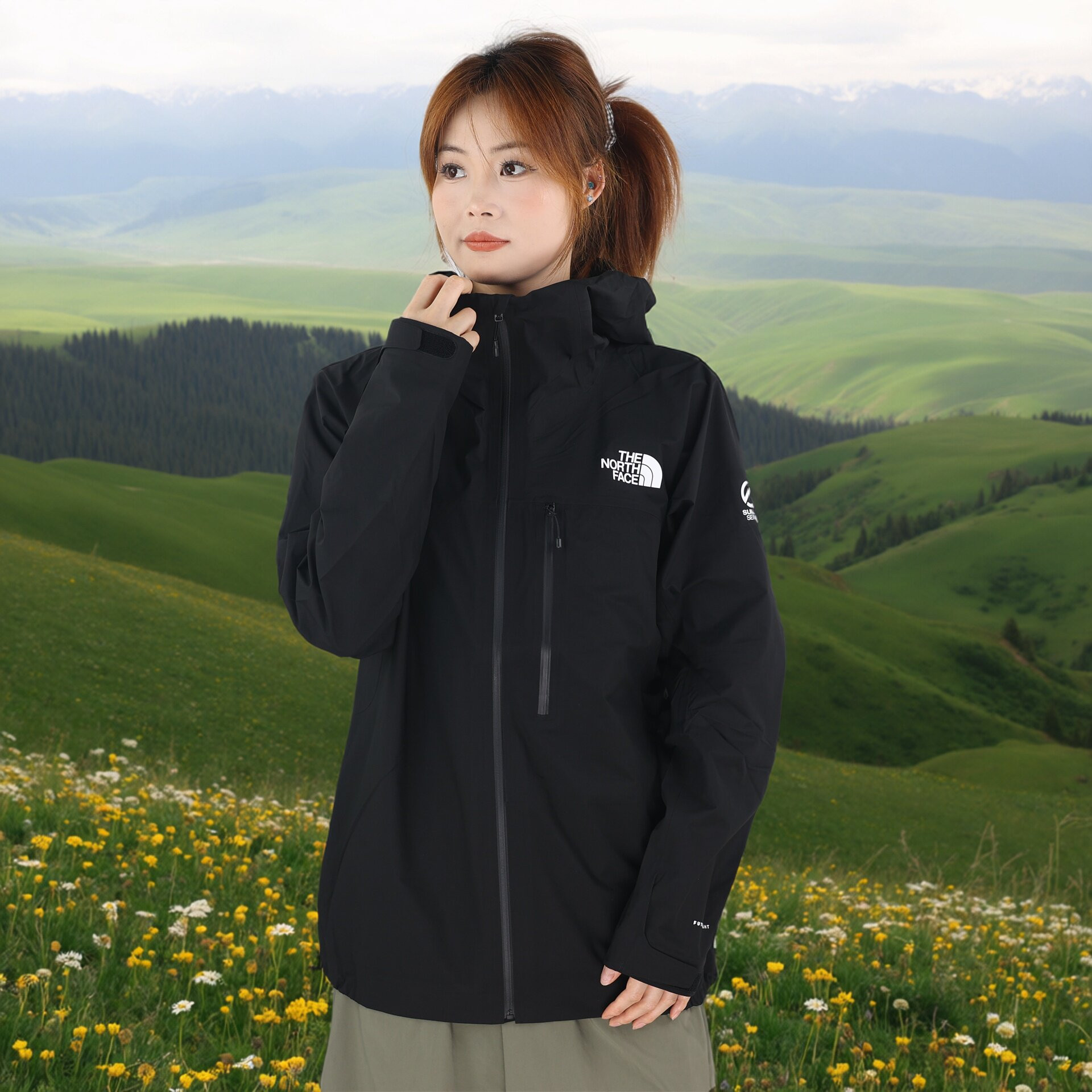 TheNorthFace北面男士冲锋衣FL3.0轻壳巅峰系列防水硬壳新款8KBY
