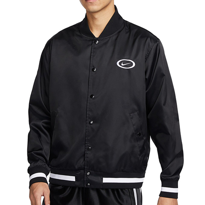 Nike耐克男子宽松拼接篮球棒球服