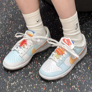 轻便运动鞋 NIKE耐克女子DUNK 新款 25夏季 IB8877 LOW盐汽水低帮板鞋
