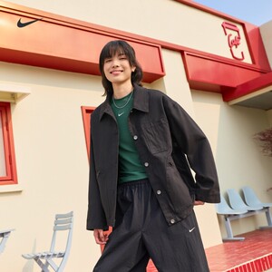 NIKE耐克女子超宽松运动夹克外套