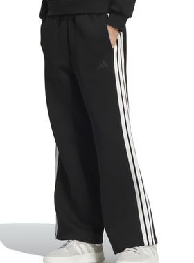 adidas阿迪达斯女子运动休闲三条纹阔腿长裤JZ1642/JZ1643/JZ1644