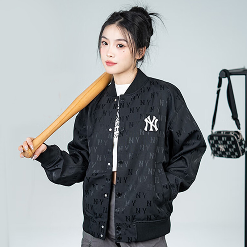 MLB复古老花外套运动夹克棒球服