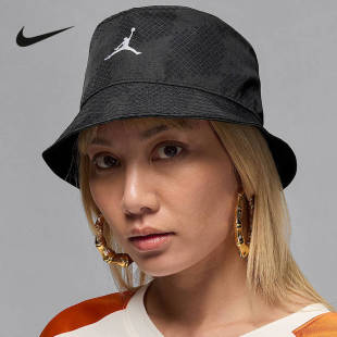 Nike耐克男帽女帽图案渔夫帽JORDAN APEX不易撕裂帽子HJ2448-045